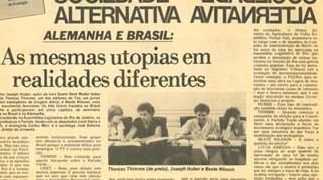 Sociedade Alternativa no Brasil e na Alemanha