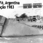 A grande inundação de Santa Fé, Argentina, em 1983.